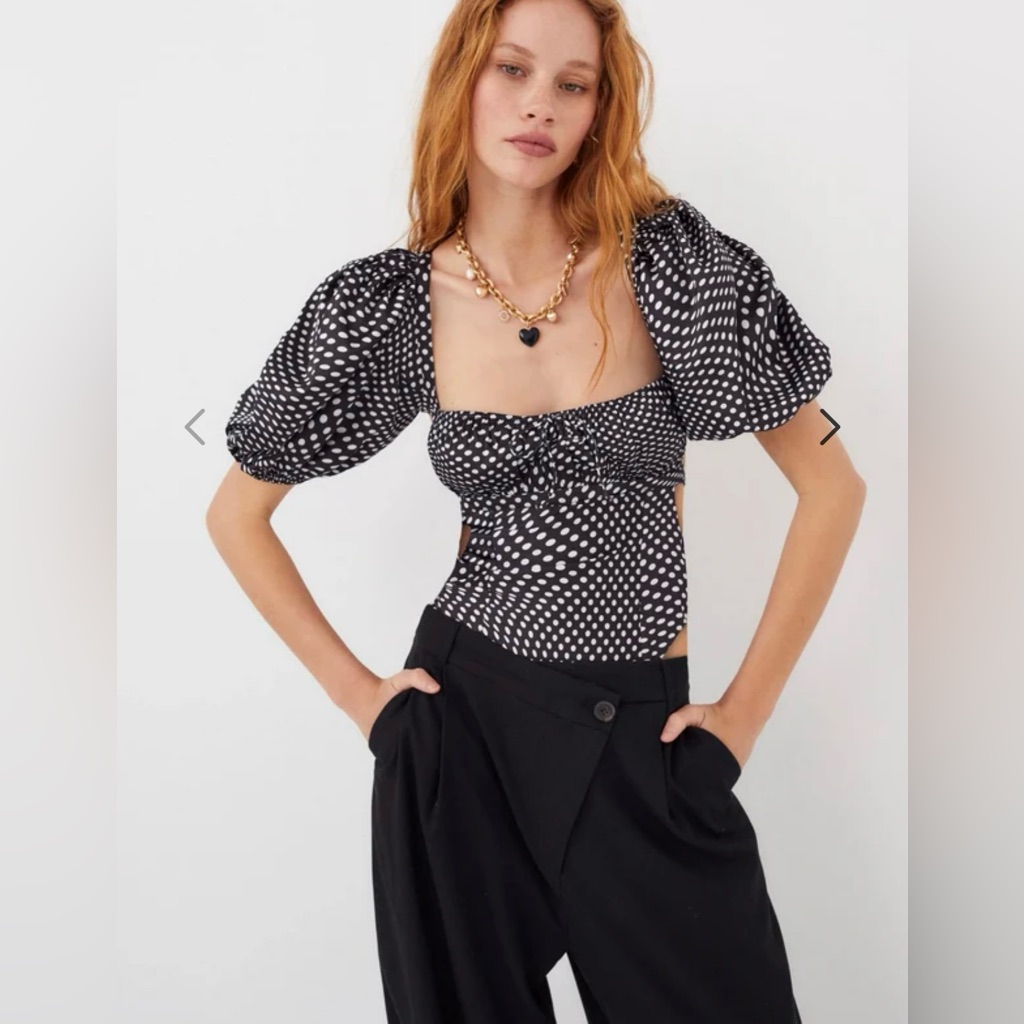 Nwt In The Poly Bag For Love & Lemons Dani Bodysuit